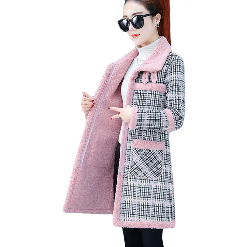 Wool Coat Peacoat - New Winter Lamb Wool Woolen Coat