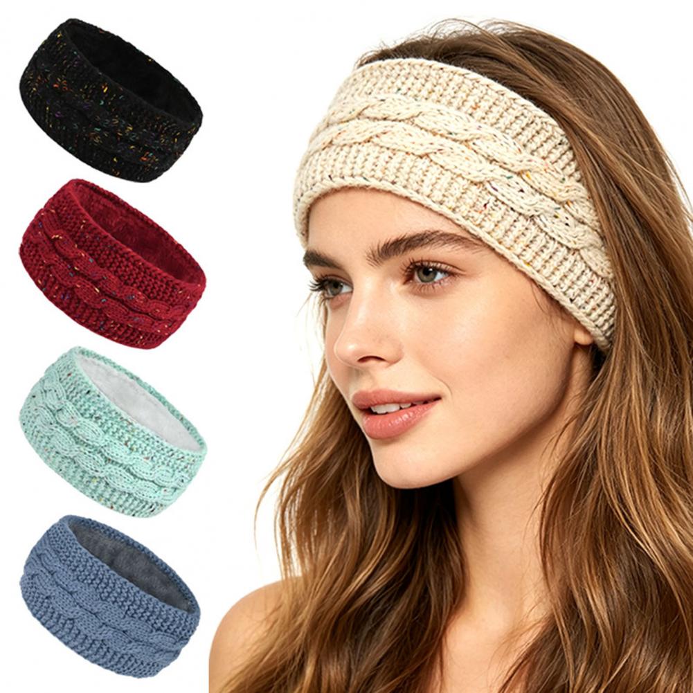 Winter Headband Fleece - Winter Headbands for Women, Thickened Knitted