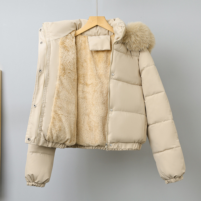 Winter Short Parkas Women's Co - Wool Coat Peacoat 评论和价格