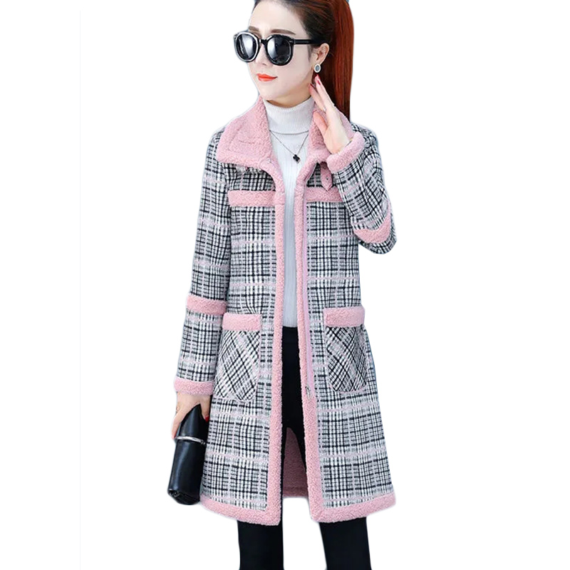 New Winter Lamb Wool Woolen Co - Wool Coat Peacoat 评论和价格