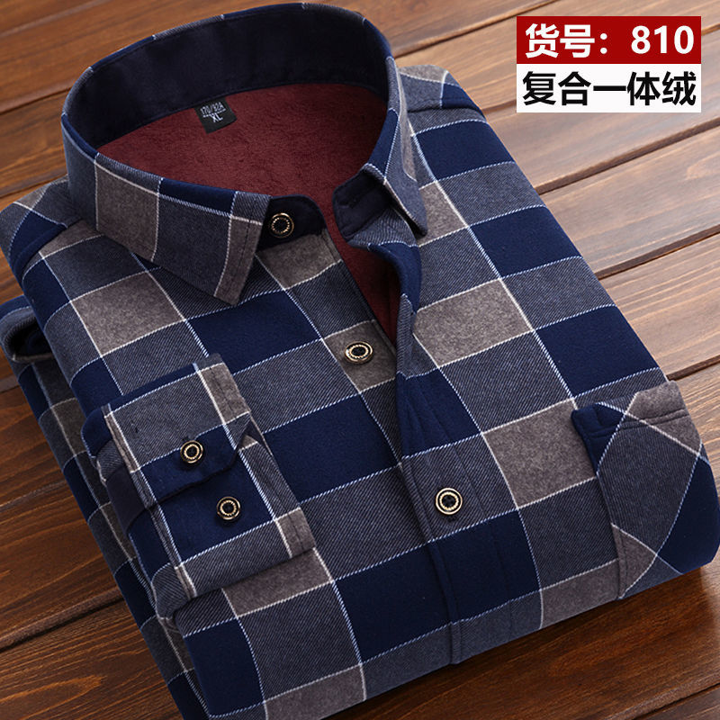 2026 winter Men's fashion smar - Flannel Shirt Lined 评论和价格