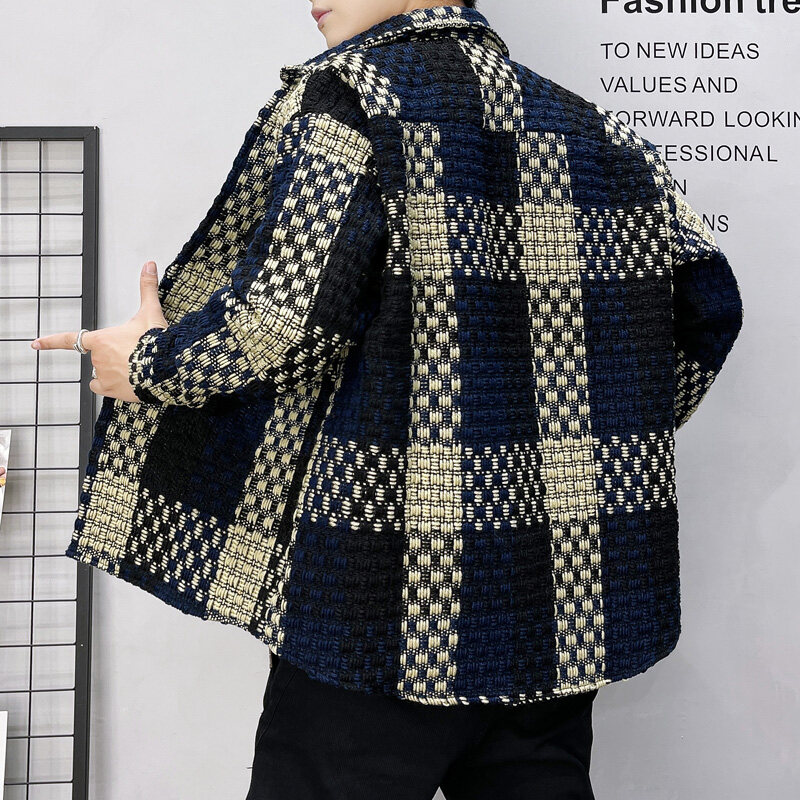 New Men's Thick Checkered Shir - Flannel Shirt Lined 评论和价格