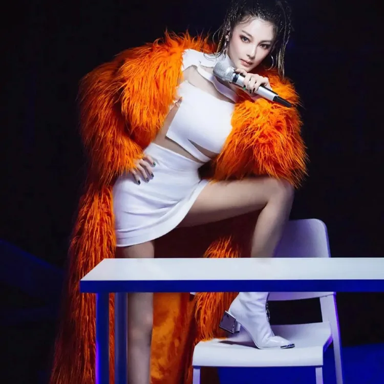 Women Imitation Sheep Faux Fur - Wool Coat Peacoat 评论和价格