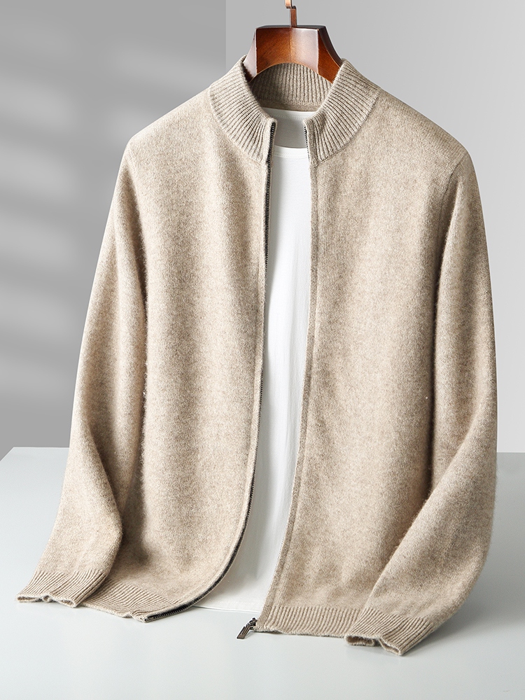 100% Merino Wool Men's Knitwea - Wool Coat Peacoat 评论和价格