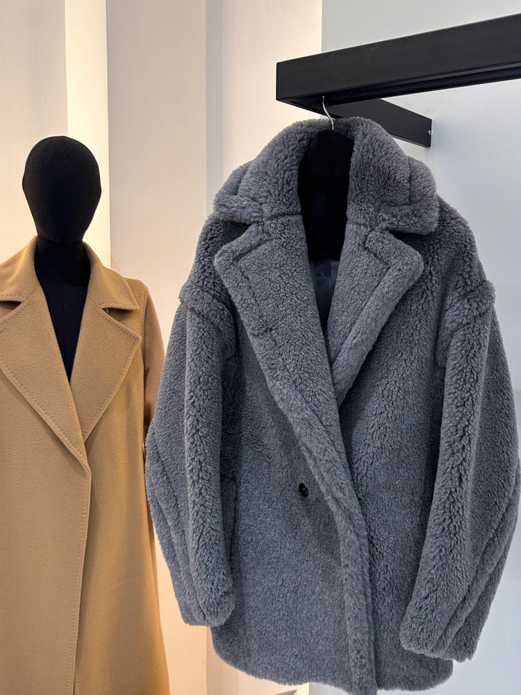 Max Short Teddy Bear Coat 62%  - Wool Coat Peacoat 评论和价格