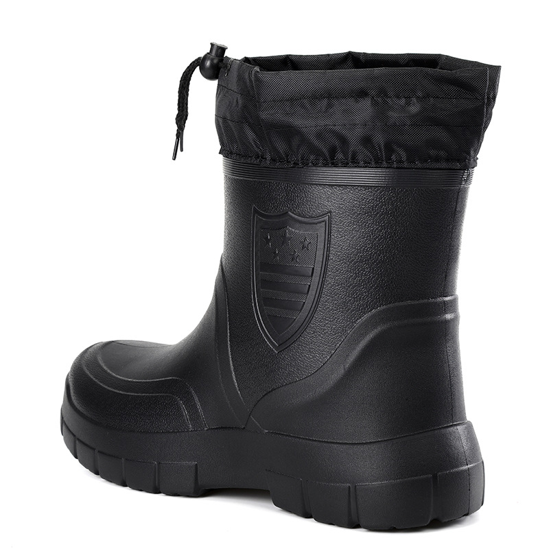 Versatile Men's Rain Boots Wat - Waterproof Winter Boot 评论和价格