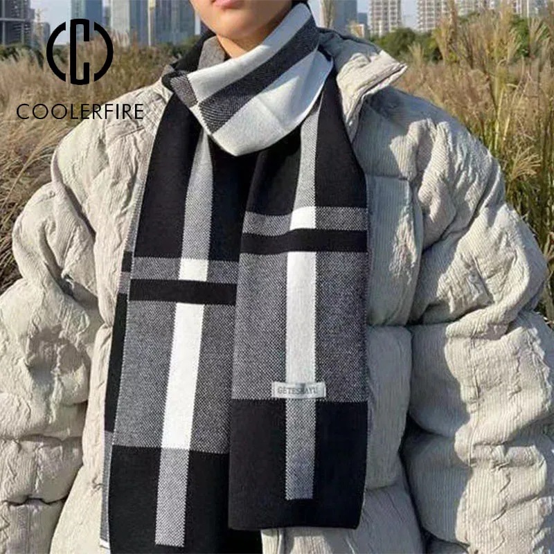 New Winter Men Scarf Keep Warm - Wool Scarf Men 评论和价格